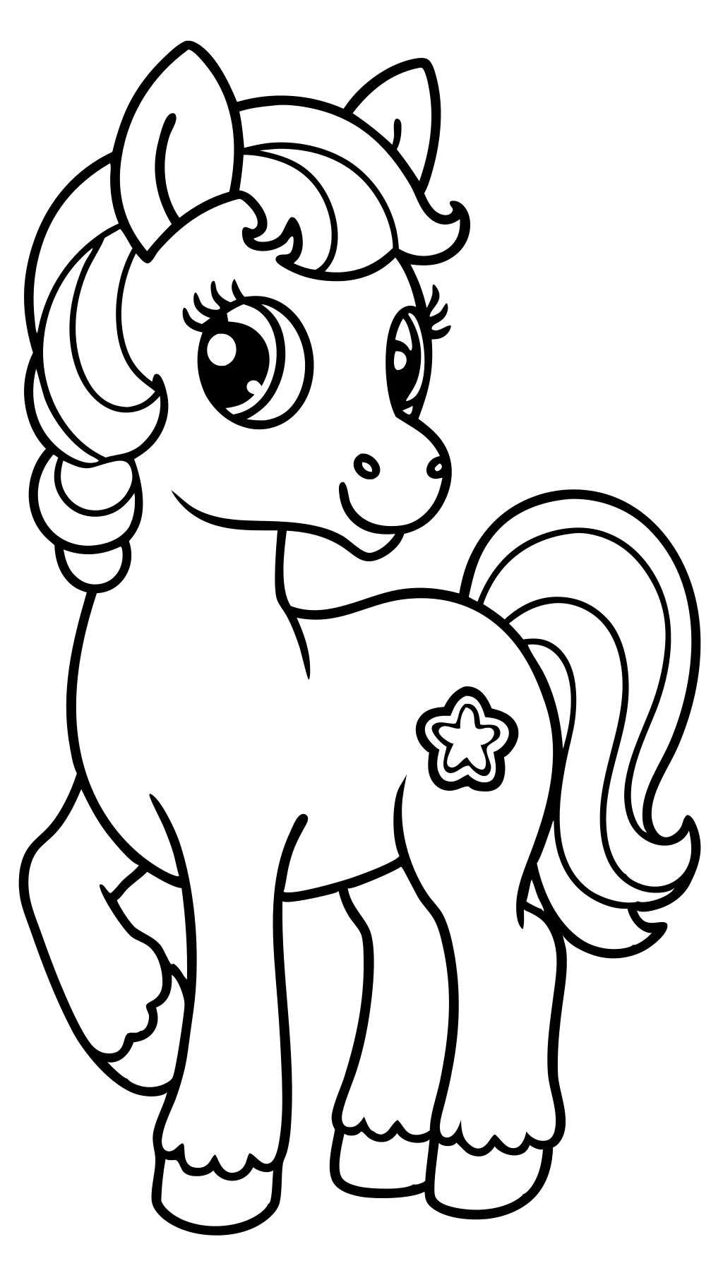 coloriages de poney gratuit